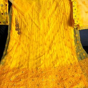 Indian net lehnga
